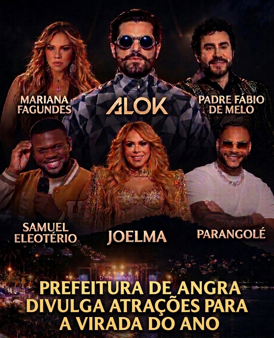 Réveillon em Angra dos Reis: Veja a programação completa dos shows na Praia do Anil