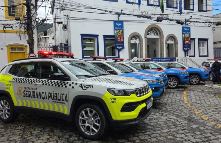 Prefeitura de Angra entrega 19 novas viaturas para reforçar a segurança pública