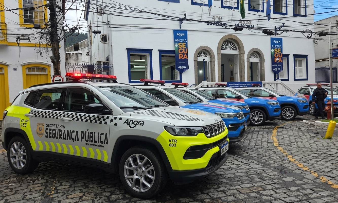 Prefeitura de Angra entrega 19 novas viaturas para reforçar a segurança pública