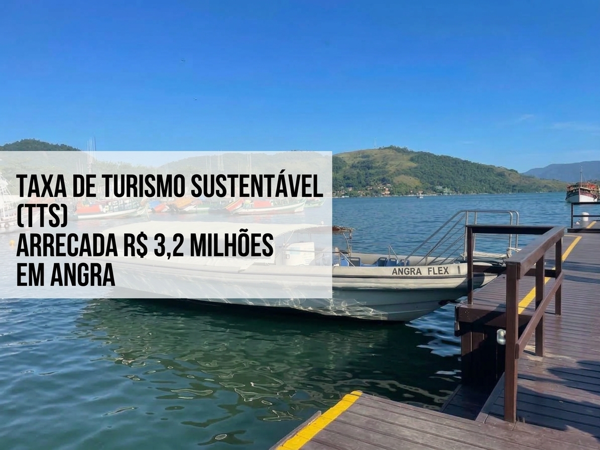 Angra dos Reis arrecada R$ 3,2 milhões com a Taxa de Turismo Sustentável em três meses