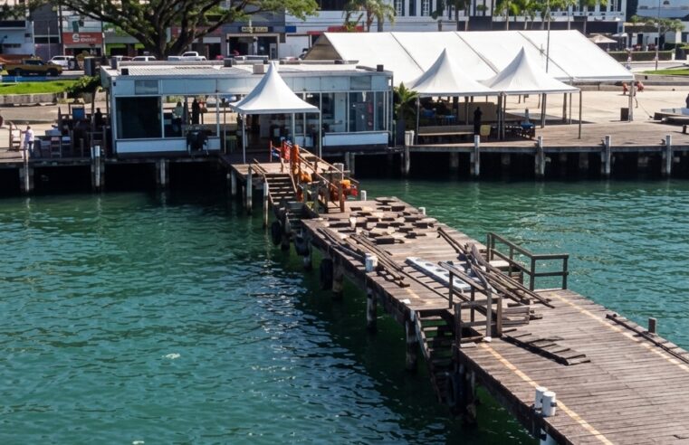 Cais de Santa Luzia é fechado temporariamente para obras em Angra dos Reis