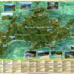 mapa das trilhas ilha grande