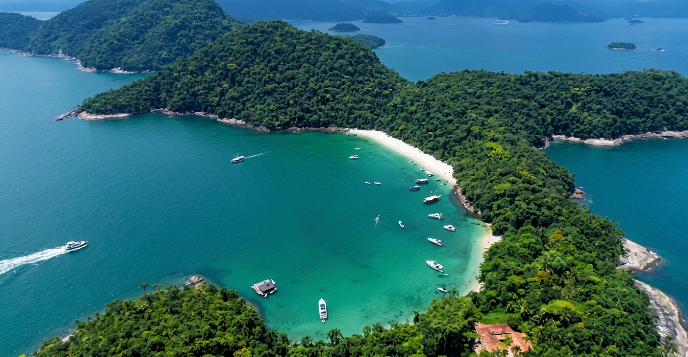 volta completa na ilha grande