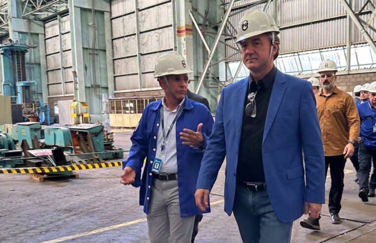 Irmãos Batista visitam Nuclep em Itaguaí para discutir futuro da usina Angra 3