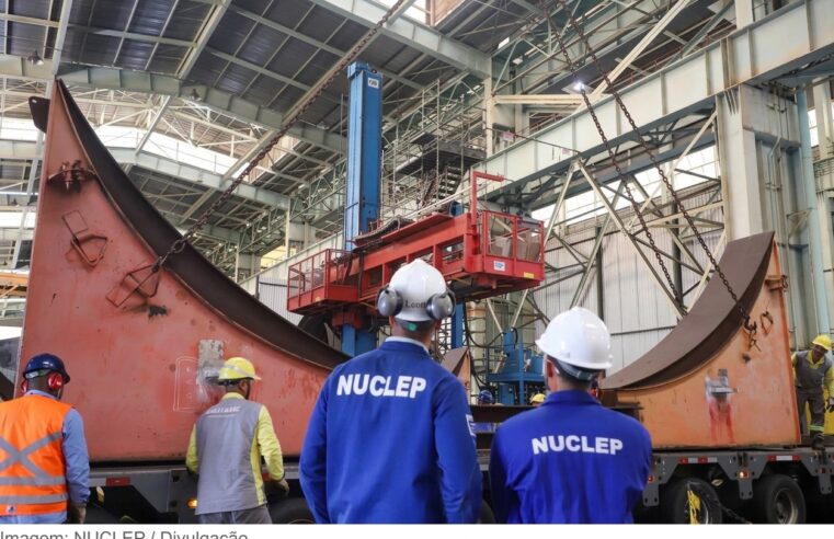 NUCLEP conclui etapa-chave do submarino nuclear brasileiro em Itaguaí