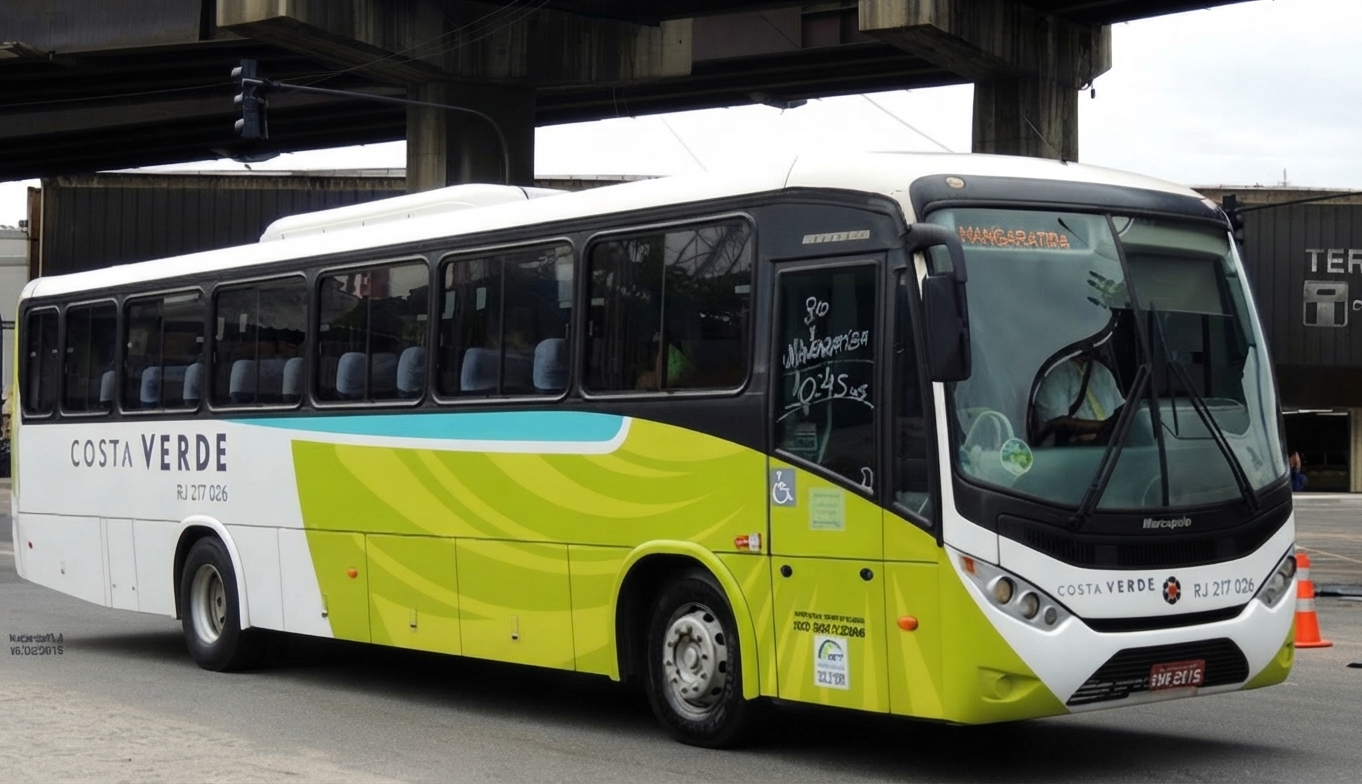 Viação Costa Verde solicita ao Detro-RJ ligação da linha Rio x Angra ao Terminal BRT Margaridas