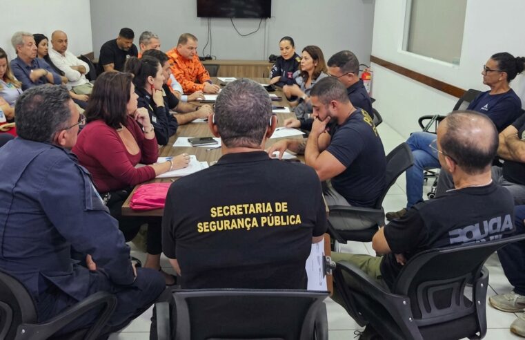 Forças de segurança se reúnem em Angra para planejar ações
