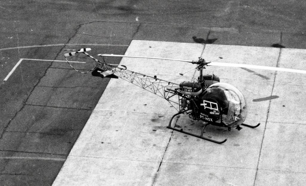 helicóptero Bell 47 Ilha Grande